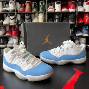 2017 Jordan 11 Retro Low 'UNC', 'University Blue' Size 8 Mens